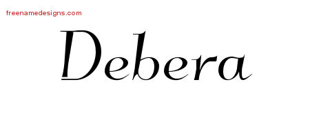 Elegant Name Tattoo Designs Debera Free Graphic