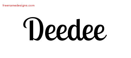Handwritten Name Tattoo Designs Deedee Free Download