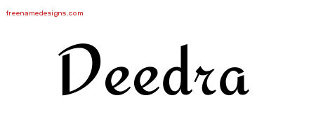 Calligraphic Stylish Name Tattoo Designs Deedra Download Free