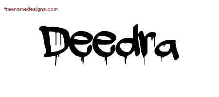 Graffiti Name Tattoo Designs Deedra Free Lettering