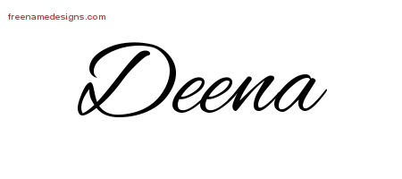 Cursive Name Tattoo Designs Deena Download Free
