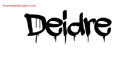 Graffiti Name Tattoo Designs Deidre Free Lettering