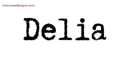 Typewriter Name Tattoo Designs Delia Free Download