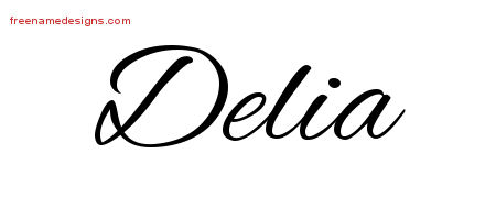 Cursive Name Tattoo Designs Delia Download Free
