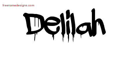 Graffiti Name Tattoo Designs Delilah Free Lettering