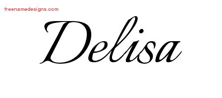 Calligraphic Name Tattoo Designs Delisa Download Free