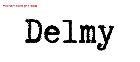 Typewriter Name Tattoo Designs Delmy Free Download