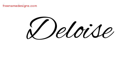 Cursive Name Tattoo Designs Deloise Download Free