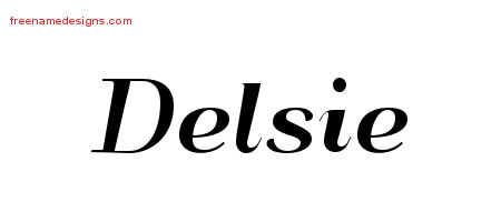 Art Deco Name Tattoo Designs Delsie Printable