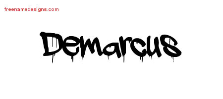 Graffiti Name Tattoo Designs Demarcus Free