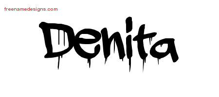 Graffiti Name Tattoo Designs Denita Free Lettering