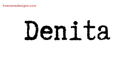Typewriter Name Tattoo Designs Denita Free Download