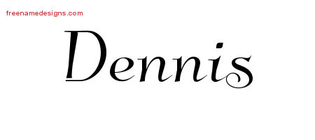 Elegant Name Tattoo Designs Dennis Download Free