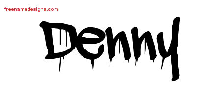 Graffiti Name Tattoo Designs Denny Free Lettering