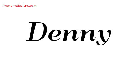 Art Deco Name Tattoo Designs Denny Printable