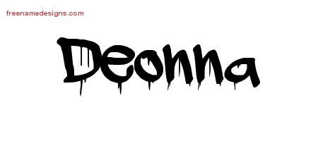 Graffiti Name Tattoo Designs Deonna Free Lettering