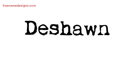 Vintage Writer Name Tattoo Designs Deshawn Free