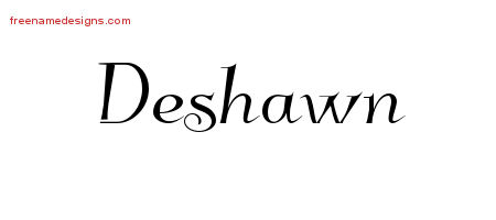 Elegant Name Tattoo Designs Deshawn Download Free