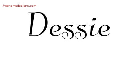 Elegant Name Tattoo Designs Dessie Free Graphic