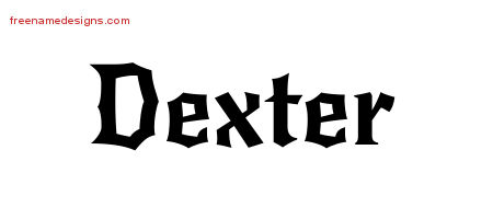 Gothic Name Tattoo Designs Dexter Download Free
