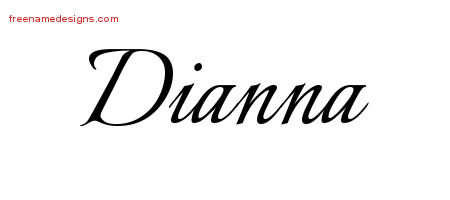 dianna Archives - Free Name Designs