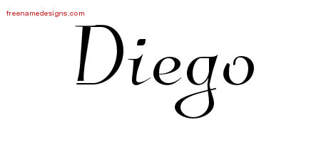 Elegant Name Tattoo Designs Diego Download Free