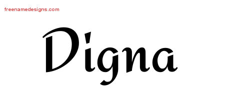 Calligraphic Stylish Name Tattoo Designs Digna Download Free