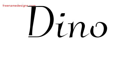 Elegant Name Tattoo Designs Dino Download Free