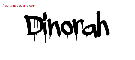 Graffiti Name Tattoo Designs Dinorah Free Lettering
