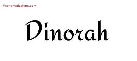 Calligraphic Stylish Name Tattoo Designs Dinorah Download Free