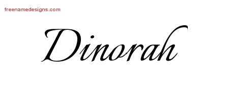 Calligraphic Name Tattoo Designs Dinorah Download Free