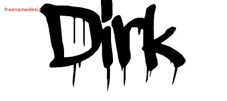 Graffiti Name Tattoo Designs Dirk Free