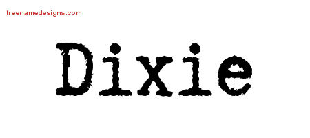 Typewriter Name Tattoo Designs Dixie Free Download