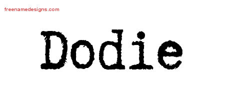 Typewriter Name Tattoo Designs Dodie Free Download
