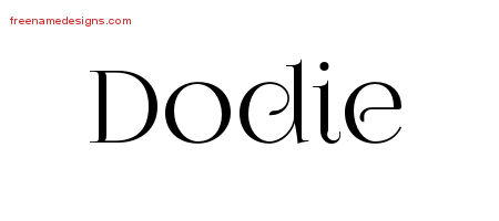 Vintage Name Tattoo Designs Dodie Free Download