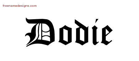Blackletter Name Tattoo Designs Dodie Graphic Download