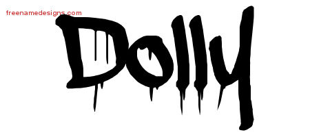 Graffiti Name Tattoo Designs Dolly Free Lettering