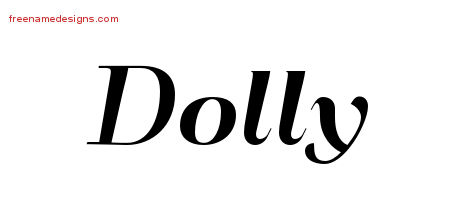 Art Deco Name Tattoo Designs Dolly Printable
