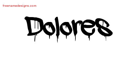 Graffiti Name Tattoo Designs Dolores Free Lettering
