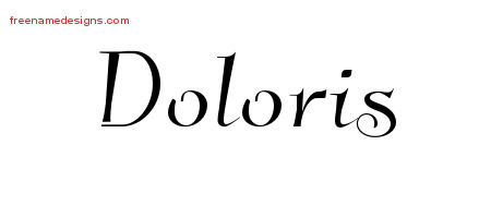 Elegant Name Tattoo Designs Doloris Free Graphic