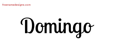 Handwritten Name Tattoo Designs Domingo Free Printout