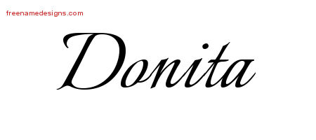 Calligraphic Name Tattoo Designs Donita Download Free