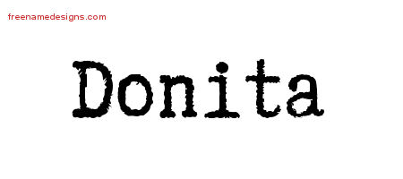 Typewriter Name Tattoo Designs Donita Free Download