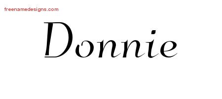 Elegant Name Tattoo Designs Donnie Download Free