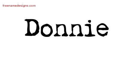 Vintage Writer Name Tattoo Designs Donnie Free