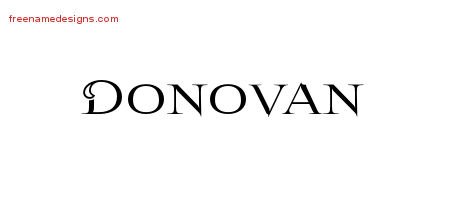Flourishes Name Tattoo Designs Donovan Graphic Download Flourishes Name Tattoo Designs Donovan Graphic Download