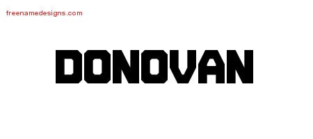 Titling Name Tattoo Designs Donovan Free Download