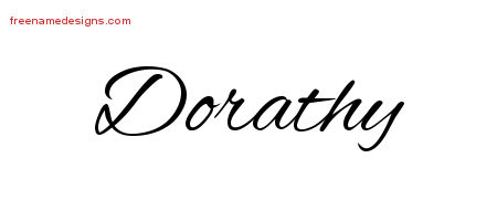Cursive Name Tattoo Designs Dorathy Download Free
