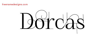 Decorated Name Tattoo Designs Dorcas Free