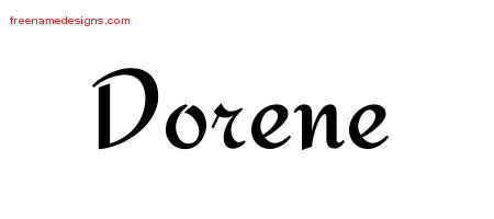 Calligraphic Stylish Name Tattoo Designs Dorene Download Free